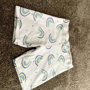 wonder nation, size 10/12, white and rainbow